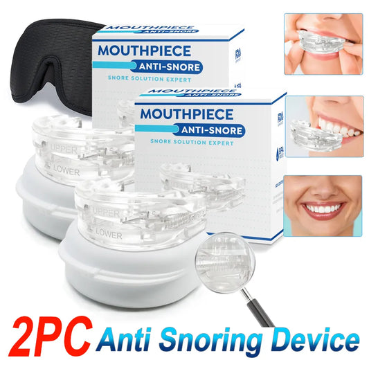 Mouthguard for sleep and against bruxism maintains a youthful oval face